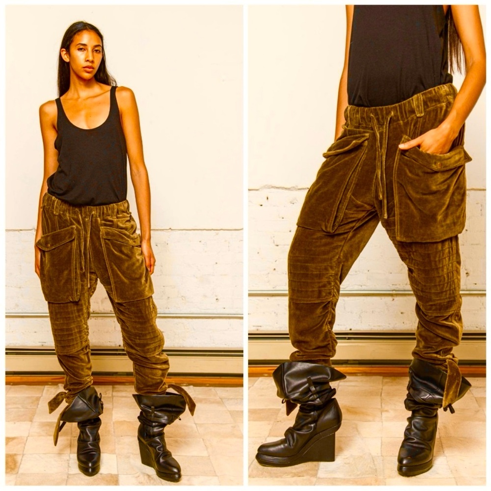 NICHOLAS K Velvet jogger pants